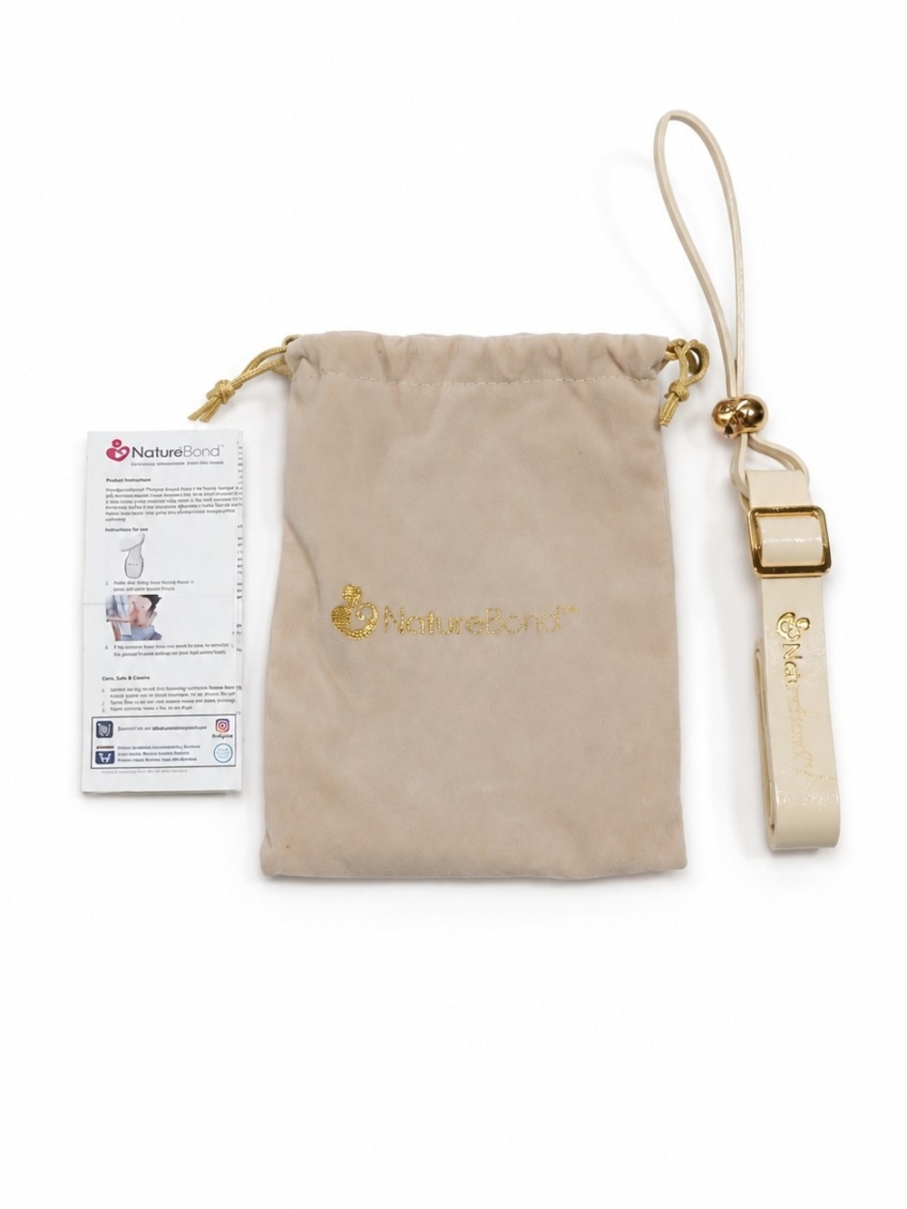 NatureBond Silicone Breast Pump Lanyard Strap Hands-Free Adjustable Strap Pouch